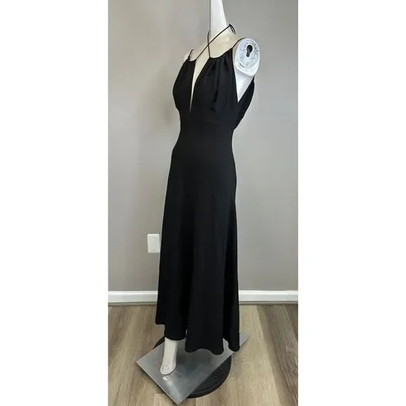 NWT TOTEME Gathered Halterneck Maxi Dress Size 36(U4) $900 - Picture 5 of 11